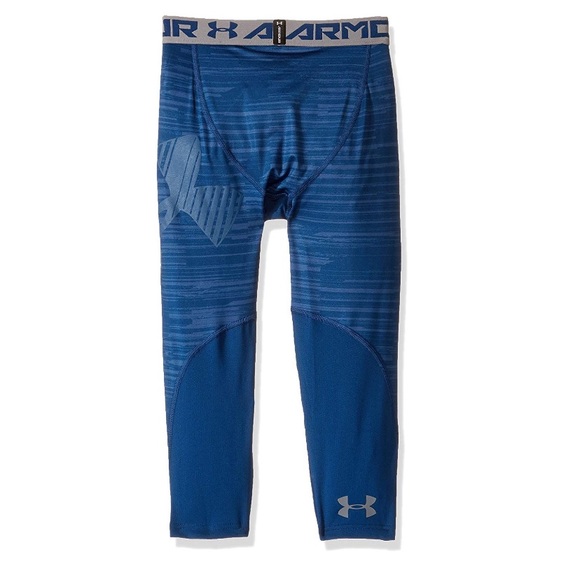 UNDER ARMOUR**Heat Gear 3/4 Leggings**Boys XL - Picture 2 of 5